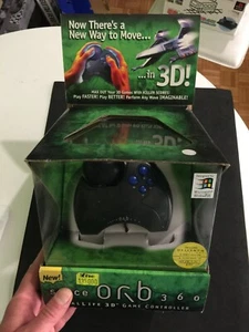 SPACETEC SPACE ORB 360 3D GAME CONTROLLER VINTAGE PC MSDOS WINDOWS 95 NUOVO - Imagen 1 de 6