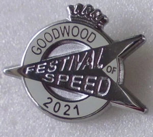 GOODWOOD FESTIVAL OF SPEED 2021 Enamel Pin Badge - Picture 1 of 1