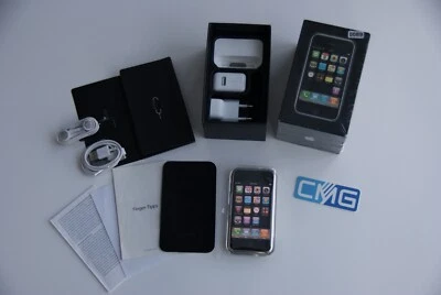 Apple iPhone 1. Generation 8GB 2G 1G 1st Gen 2007 A1203 SN Box matching wie neu - Bild 1 von 4