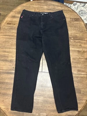 Vintage Mens Bugle Boy 750 Black Denim Jeans 42X30 1990s Y2K EUC - Image 1 of 4