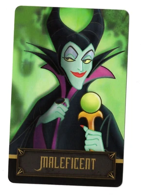 Disney Villains Clue Juego de Mesa Pieza de Repuesto TARJETA VILLANO MALÉFICA Foto 1 de 2