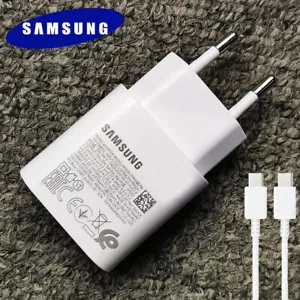 25W Samsung Original Schnellladegerät Ladekabel Adapter Netzteil Typ C S22,S21 - Bild 1 von 17