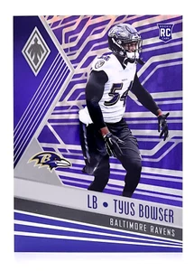 2017 Panini Phoenix Purple #167 Tyus Bowser 96/149 Baltimore Ravens - Picture 1 of 2