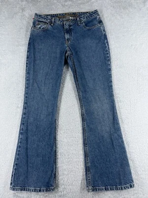 Pantalones de mezclilla Arizona Jeans Co para mujer 9 azules acampanados mezcla de algodón mediados 29x30 Foto 1 de 4