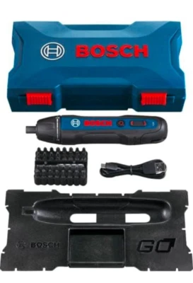 Bosch GO 2 Professional Kit, Lithium-ion Cordless Screwdriver + 33 piece Screwdr - Image 1 of 4