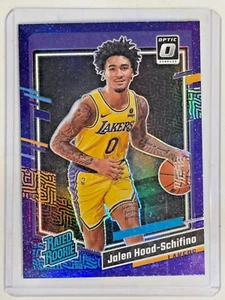 2023-24 Donruss Optic Jalen Hood-Schifino Purple Prizm RC Rated Rookie #214 - Picture 1 of 2