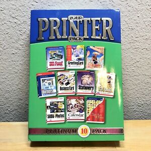 Vtg 2001 Your Printer Pack - Platinum 10 Pack - PC CD-ROM software