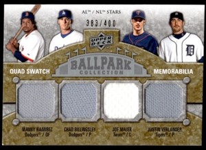 2009 Upper Deck Ballpark Collection JERSEY MANNY