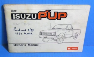 82 1982 Isuzu Cachorro Manual del Propietario ORIGINAL - Imagen 1 de 1