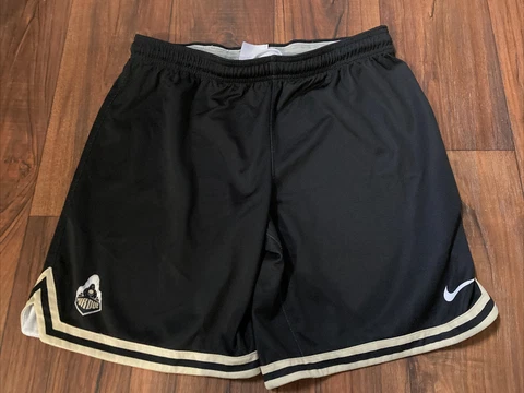 Womens Nike Purdue Boilermakers No Excuses Black Basketball Shorts - Size Large Cover