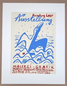 Manigk, Oskar (1934 Berlin, lebt in Berlin und Ückeritz) Siebdruck 1991 groß - Bild 1 von 5
