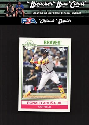 2022 Topps 582 Montgomery Club Set 4 2 Ronald Acuna Jr - Image 1 of 2