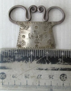 POSITIVE ENERGY! Vintage Hmong Hill Tribe Silver Spirit Lock Amulet - Picture 1 of 1