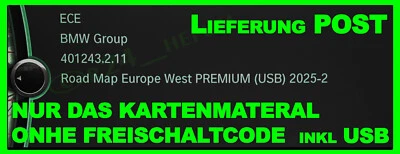 BMW MINI NAVI UPDATE EVO NEXT PREMIUM ROUTE MOVE MOTION /Kartenmaterial inkl USB - Bild 1 von 4