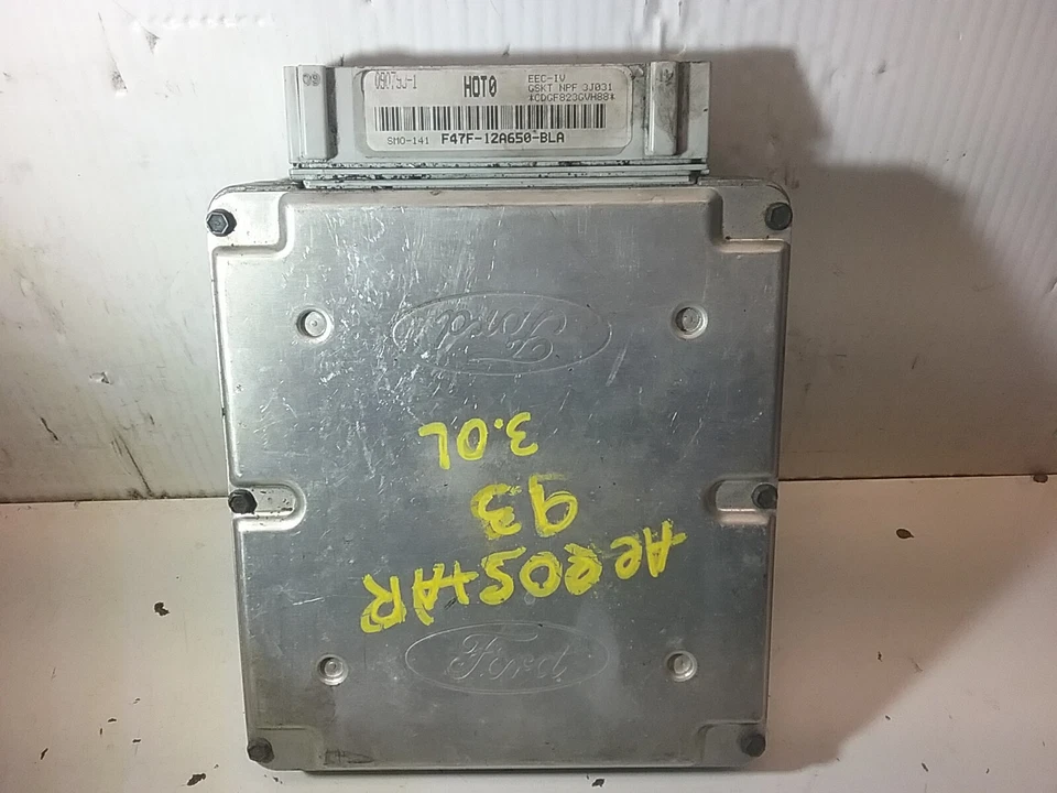 1993-1995 Ford Aerostar Engine Computer Control Module F47F-12A650-BLA 3.0L (L50 - Image 1 of 4