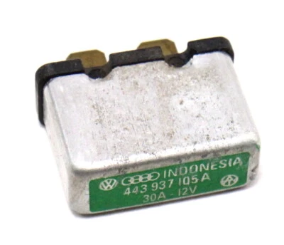 Fusible térmico 30A VW Audi Passat Jetta Golf GTI Beetle A4 A6 - 443 937 105 A Foto 1 de 2