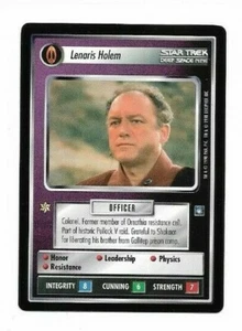 Star Trek CCG Deep Space Nine  Lenaris Holem  Bajoran  Rare nm/mt   NEVER PLAYED - Picture 1 of 1