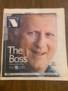 NY NEWSDAY 14 de julio de 2010 George Steinbrenner The Boss - Imagen 1 de 2
