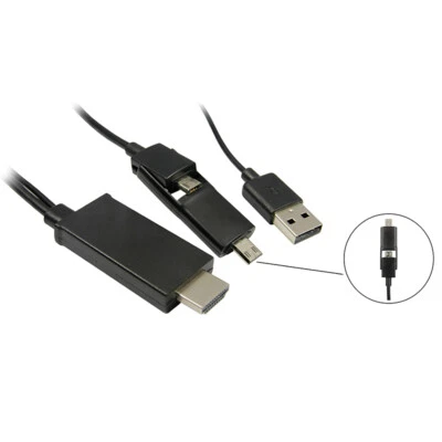 Craig CC4002B 6Ft. Micro USB To HDMI MHL Cable - Image 1 of 4