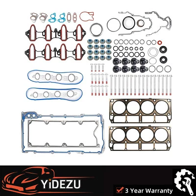 Kit de juntas con perno para Chevrolet SSR Buick GMC Cadillac 4.8 5.3 5.7L LS1-6 V8 Foto 1 de 4