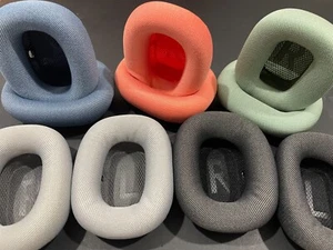 2 PCS New Magnetic Ear Pad Cushions Pad (FABRIC) FOR Apple Airpods Max Headphone - Picture 1 of 25
