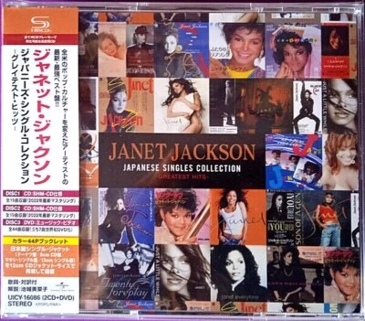 Janet Jackson SEALED NEW 2 CD(SHM-CD)+DVD(R-All) Japanese Singles Collection OBI - Image 1 of 2