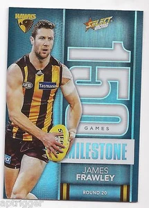2016 Select Footy Stars Milestone (MG43) James FRAWLEY Hawthorn - Picture 1 of 1