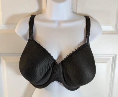 Bali, full coverage bra, black, size 40DD - Image 1 of 4