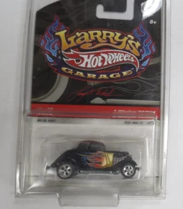 2008 -HOT WHEELS - LARRYS GARAGE 3-WINDOW '34 FORD BLACK - SEALED IN PKG!! - Picture 1 of 4