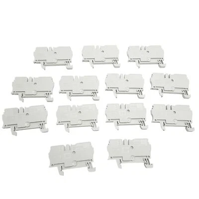 Lot of 13 Allen Bradley 1492-L3 Terminal Block Spring Clamp 600V, 25A, 30-12 AWG - Image 1 of 4