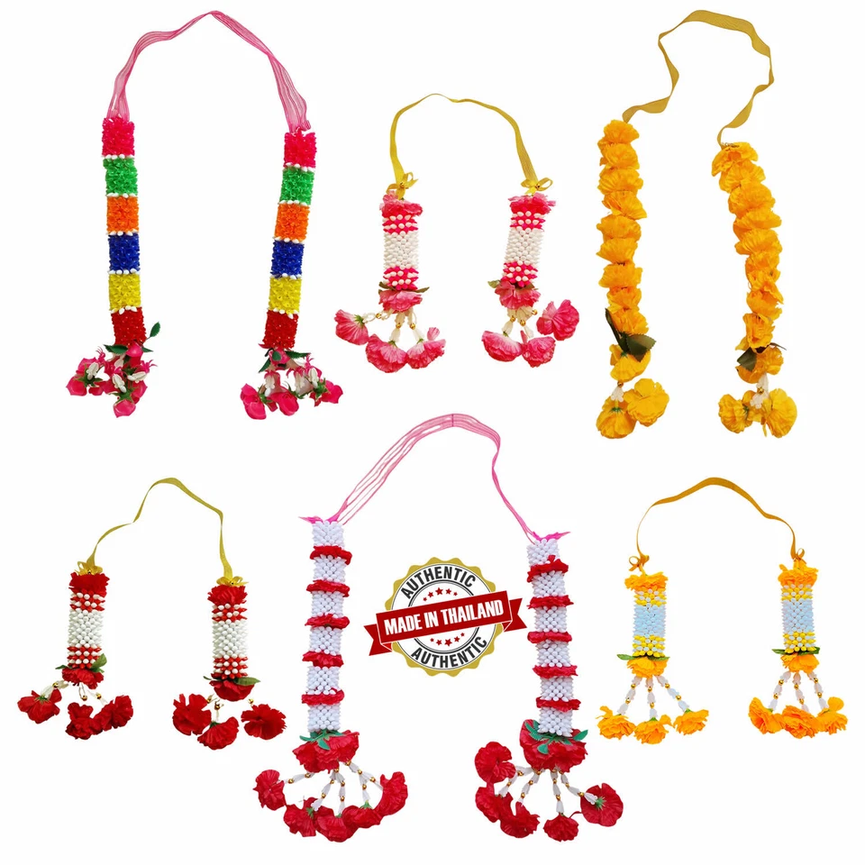 MUAY THAI TRADITIONAL AUTHENTIC ARTIFICIAL FLOWERS PHUANG MALAI MADE IN THAILAND - Image 1 of 1