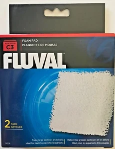 Fluval Hagen C3 Power Filter Foam Pad 2 pack 14006 - Picture 1 of 4