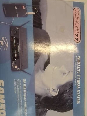 Samson AirLine 77 Wireless System + Fitness Headset AH7 Frequency K3 492.425 MHz - Image 1 of 4