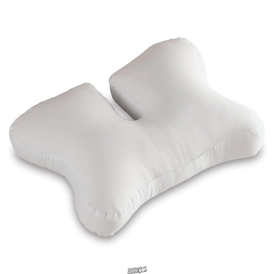 Hammacher Pillow Case for The Stomach Sleepers Side Pillow Slip Cover Sham White - Image 1 of 4