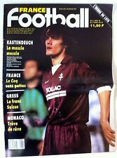 Francia Calcio Del 2/2/1988 ; Kastendeuch / Libro / Monaco / Hoddle Glenn /