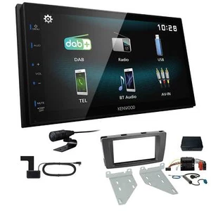 Kenwood Digital Autoradio DAB+ Bluetooth für Skoda Yeti schwarz inkl Canbus - Bild 1 von 5