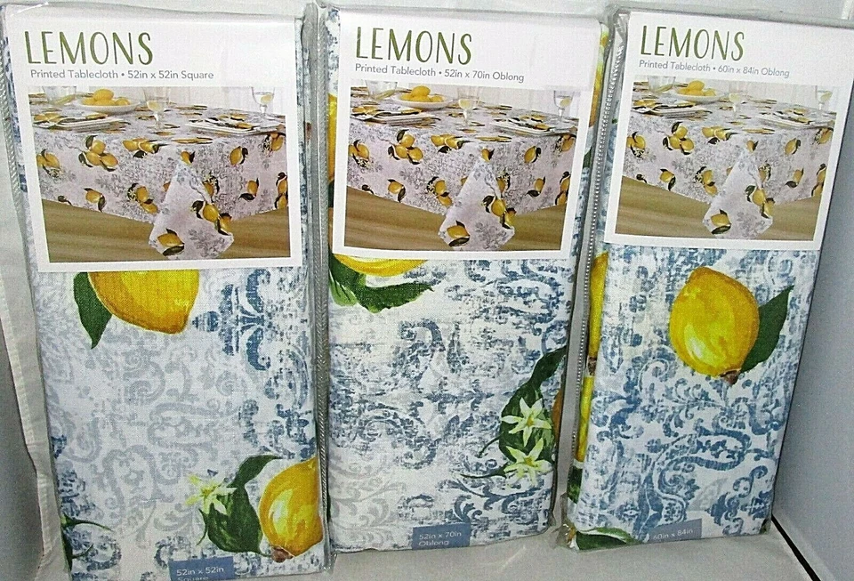 CITRIS Fabric Tablecloth Assortment  LEMONS  [Your Choice] - Image 1 of 1