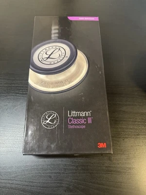 3M Littmann Classic III Monitoring Stethoscope 5620 - Black - NEW Open box - Image 1 of 4