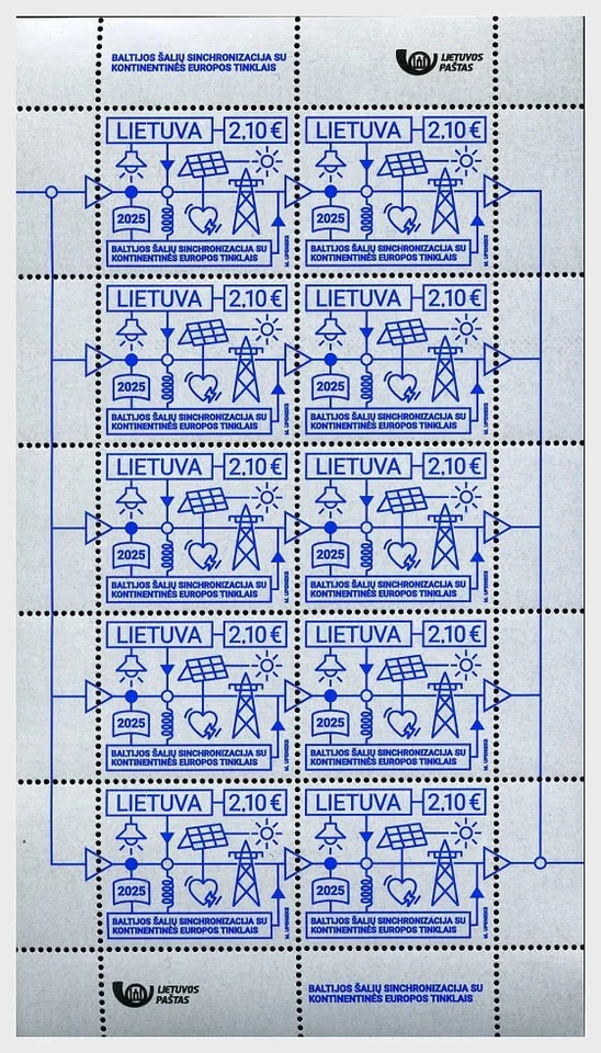Lituania 2025 Sincronización del Sistema Energético Báltico con Europa 10v COMPLETO Foto 1 de 1