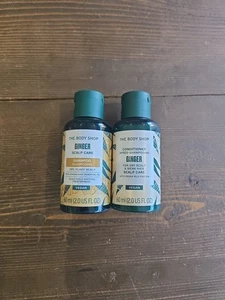 The Body Shop Ginger Shampoo & Conditioner 60ml Duo - Travel Size Hair Care - Picture 1 of 2