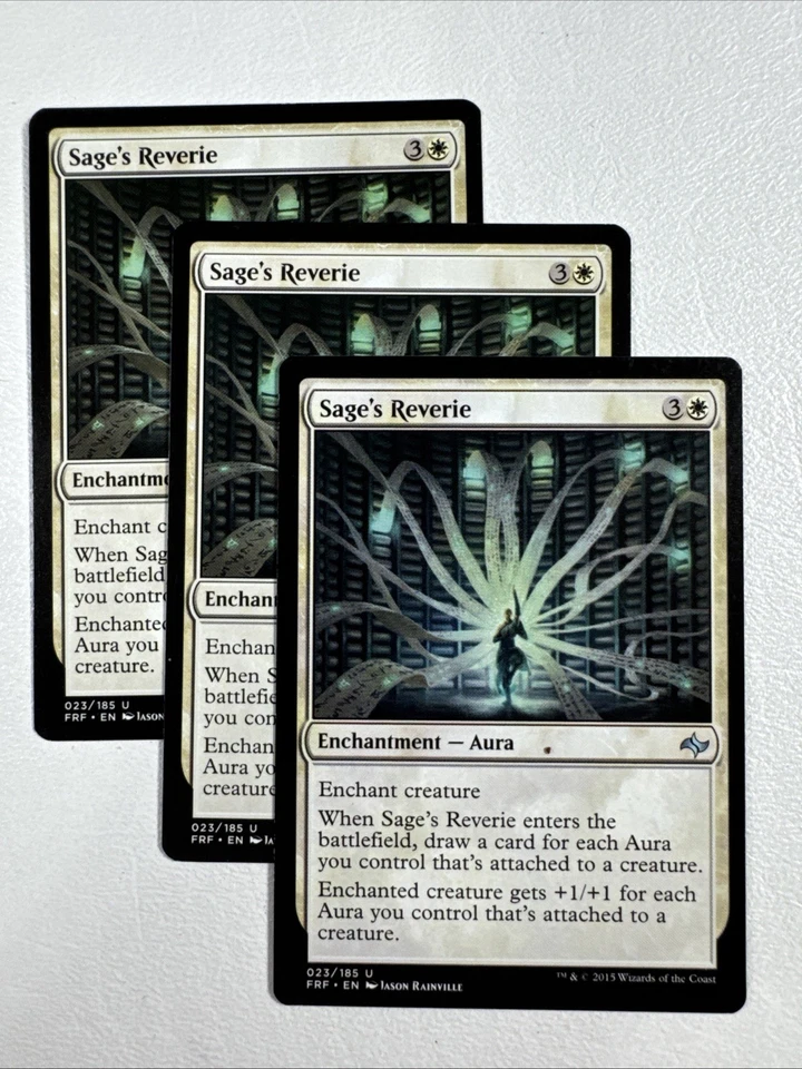 [X3] Sage's Reverie (23/189) VLP Regular #23 Fate Reforged MTG - Image 1 of 2