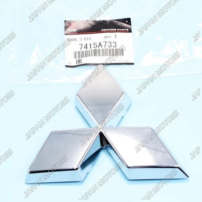Emblema genuíno de grade dianteira esportiva Mitsubishi Eclipse Cross/Outlander 7415A733 - Imagem 1 de 4