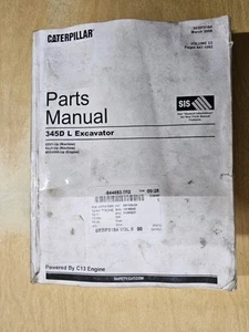 CAT  345D L Excavator, Parts Manual,   VOLUME 2, pages 447 - 1082,  3/2008 - Picture 1 of 10