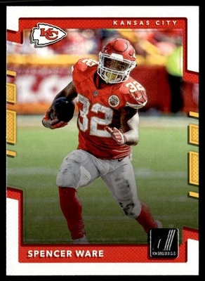 2017 Donruss Spencer Ware Kansas City Chiefs #124 - Image 1 of 2