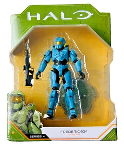 NUEVO Halo Serie 4 FREDERIC-104 con DMR 4" Figura de Acción World of Halo Scale - Imagen 1 de 4