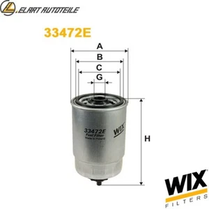 KRAFTSTOFFFILTER 33472E FÜR RENAULT TRUCKS MESSENGER/Platform/Chassis/Van 2.8L - Picture 1 of 6