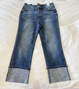 Judy Blue | Gr. 9/ 29 | High Waist Tummy Control Capri Jeans High Rise Cuffed Neu mit Etikett - Bild 1 von 9