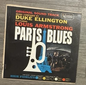 DUKE ELLINGTON Paris Blues LP 1961 W/LOUIS ARMSTRONG Vinyl 1ST PRESS Soundtrack - Picture 1 of 6