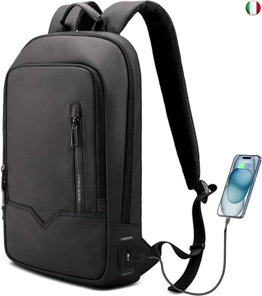 HEROIC KNIGHT Zaino per Laptop 15.6 Pollici Porta iPad Notebook Computer Uomo - Immagine 1 di 1
