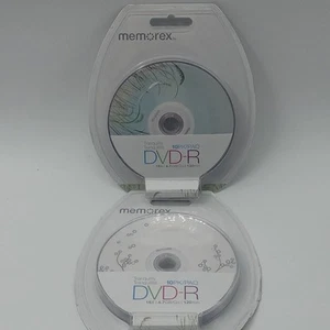 Memorex 10 Pack DVD-R Lot Recordable CD Colorful Designs 16x 4.7gb 120min New - Picture 1 of 7